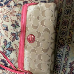 Coach wristlet/wallet